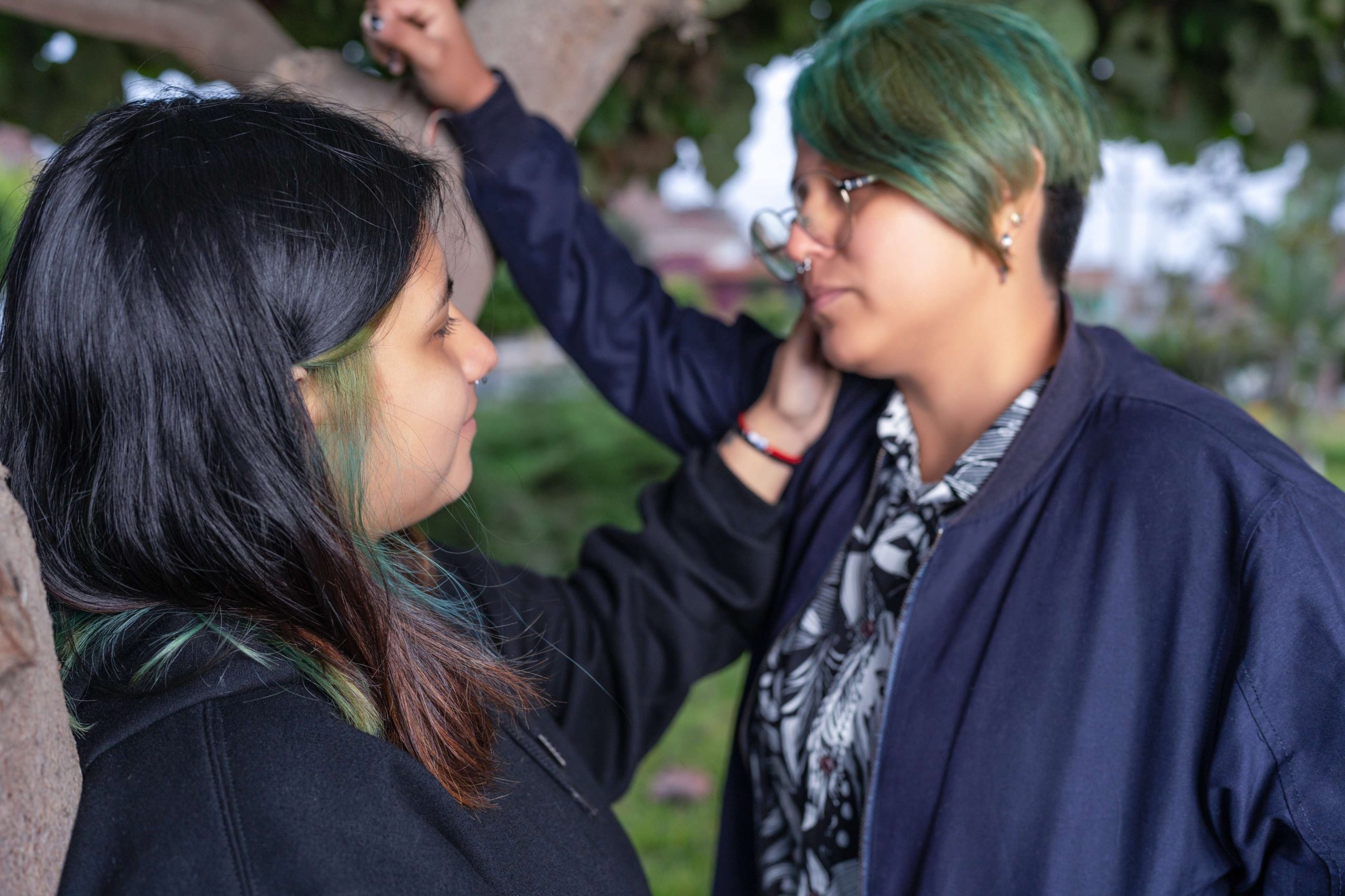 Indigenous elder offering wisdom
